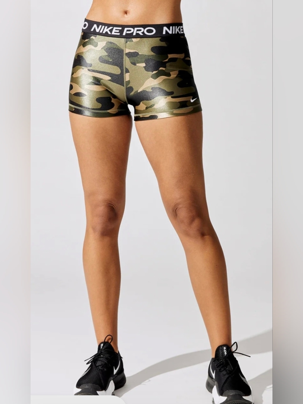 Nike Pro Dri Fit 3 Inch Camo Short Sz M
